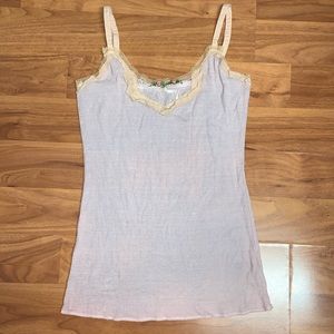 Women's Lace Trim Tank Top